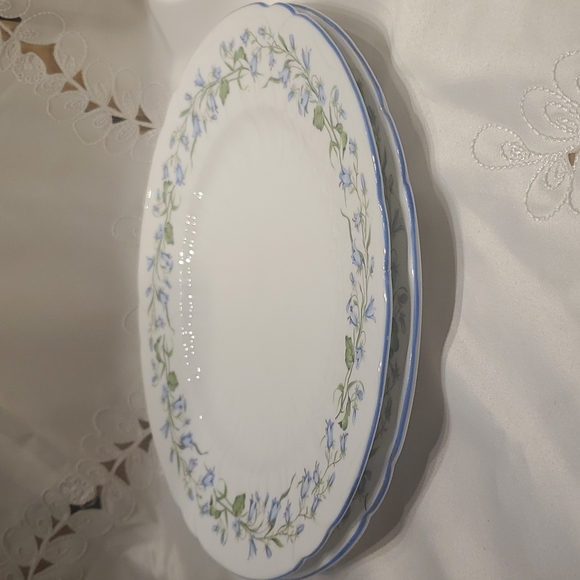 Set of 2, DINNER PLATES Shelley HAREBELL Vintage - Picture 2 of 8